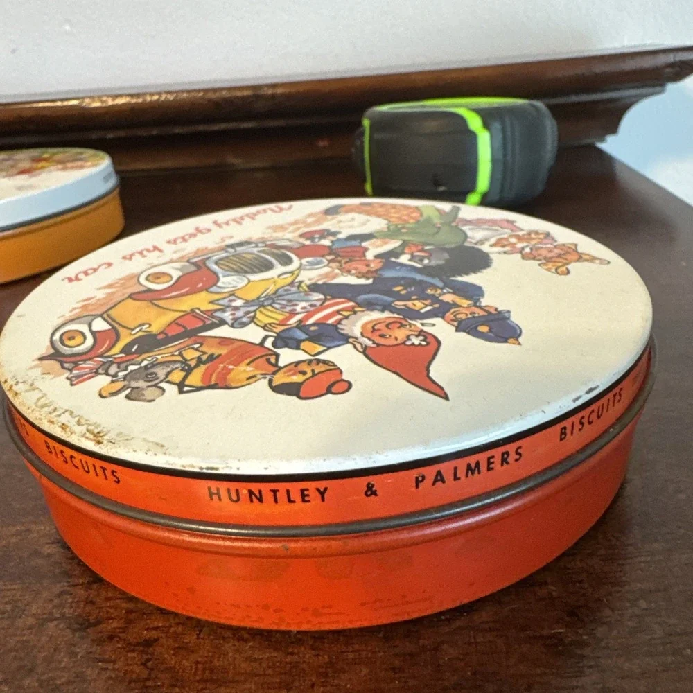 2 - Huntley & Palmer Biscuit Tins Vintage Mabel Lucie Set